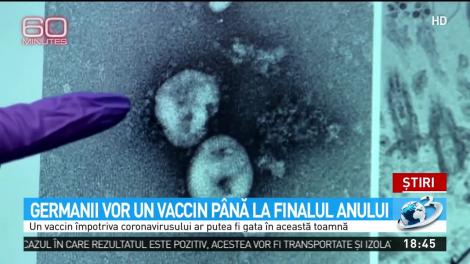 Germanii vor un vaccin împotriva coronavirus până la finalul anului