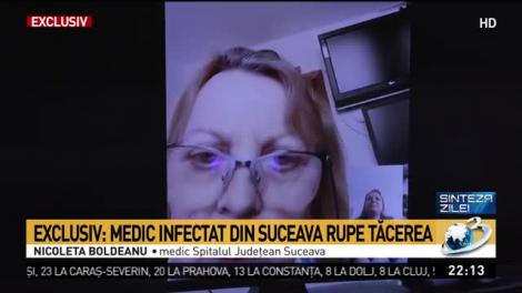 Declarații uluitoare ale unui medic din Suceava: „Am luat infecția de la directorul medical, era pozitiv și știa, dar n-a spus”