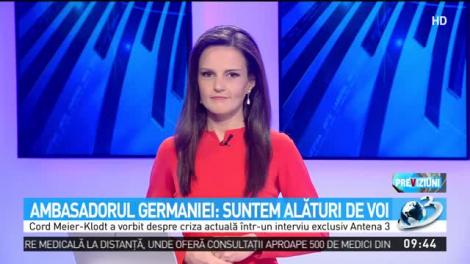 Ambasadorul Germaniei: Suntem alături de voi