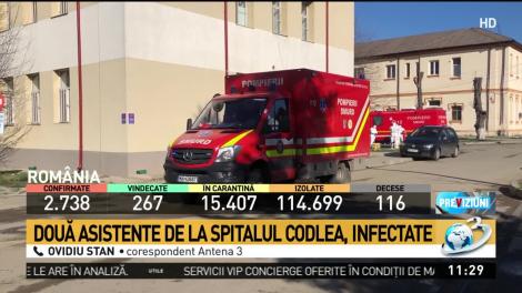 Numărul cadrelor medicale infectate cu noul coronavirus crește! Două asistente au fost depistate cu COVID-19