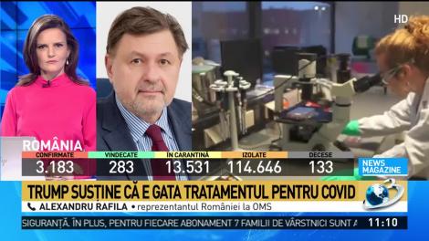 Profesorul Alexandru Rafila: Se va face un studiu pe scară largă ca să vedem care e cel mai benefic tratament pentru pacienții cu coronavirus