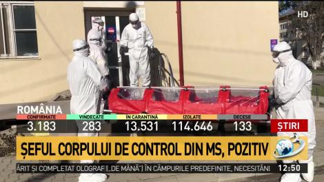 Șeful Corpului de Control din Ministerul Sănătății a fost testat pozitiv cu coronavirus