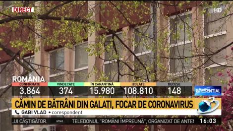 Cămin de bătr&acirc;ni din Galați, focar de coronavirus. De unde ar fi pornit totul