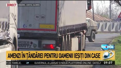 Armata face legea în Țăndărei. Amenzi în orașul-carantină pentru oamenii ieșiți din case