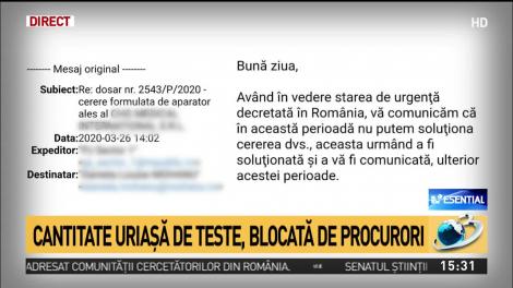 Mii de teste confiscate de procurori, &icirc;n plină pandemie de coronavirus