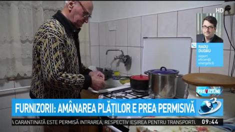 Furnizorii: Amânarea plăţilor e prea permisivă