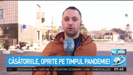 Căsătoriile, oprite pe timpul pandemiei