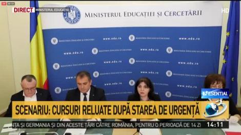Monica Anisie: Cursurile se vor relua după starea de urgență
