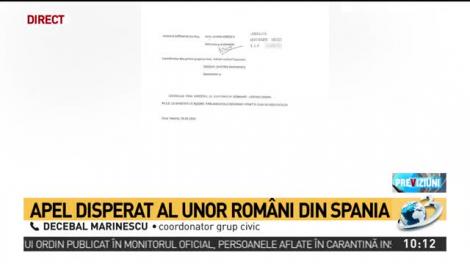 Zeci de români din Spania vor să fie aduși în țară: ”Oamenii au rămas fără bani, sunt disperați. Riscă să ajungă în străzi!”