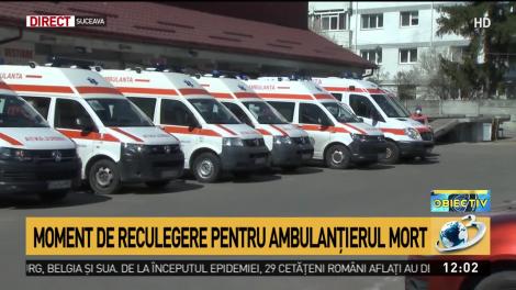 Moment de reculegere pentru ambulanţierul mort la Suceava
