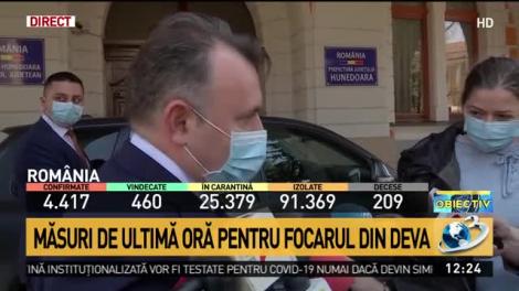 Nelu Tătaru, în inspecţie la Deva: Nu pot spune că cineva şi-a făcut treaba, fiindcă atunci nu mai eram eu aici!