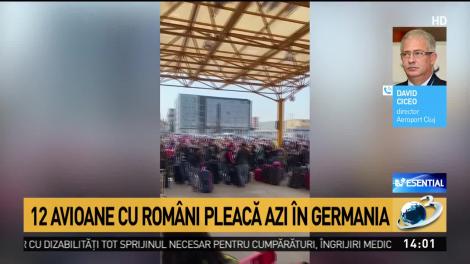 Mii de români care vor să plece la muncă în Germania stau înghesuiţi, riscând să se infecteze cu coronavirus. Imagini uluitoare pe aeroportul din Cluj