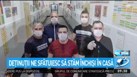 Deţinuţii ne sfătuiesc să stăm &icirc;nchişi &icirc;n casă