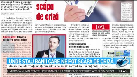 Unde stau banii care ne pot scăpa de criză
