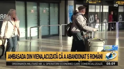 Ambasada din Viena, acuzată că a abandonat 5 rom&acirc;ni
