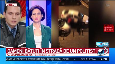 Explicaţiile poliţiştilor după bătaia &icirc;n stradă a unui t&acirc;năr care a refuzat să se legitimeze