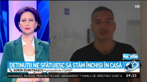 Sorin Dumitraşcu, preşedinte FSANP, despre campania surprinzătoare cu deţinuţii din penitenciare