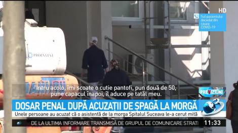 Dosar penal după acuzaţii de şpagă la morga spitalului din Suceva