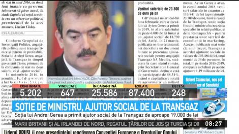 Soţie de ministru, ajutor social de la Transgaz