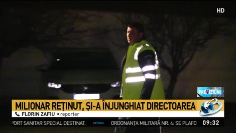 Milionarul Mihai Tufan a fost reţinut, după ce şi-a &icirc;njunghiat directoarea