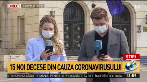 15 persoane s-au stins din viață în ultimele 24 de ore. Bilanțul deceselor provocate de coronavirus a ajuns la 346