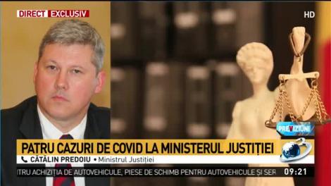 Cătălin Predoiu, despre cazurile de coronavirus de la Ministerul Justiţiei