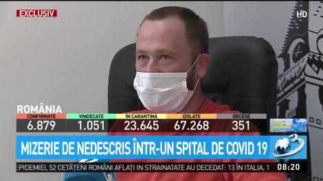 Mizerie de nedescris într-un spital de Covid-19