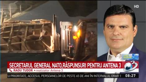 Secretarul General NATO răspunde pentru Antena 3: peste 100 de zboruri NATO în lupta împotriva coronavirus