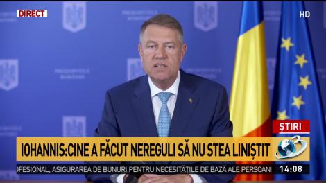 Klaus Iohannis: Politicienii vor trebui să se schimbe. Cine a făcut nereguli să nu stea liniștit