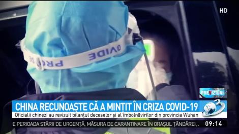 China recunoaşte că a minţit în criza Covid-19