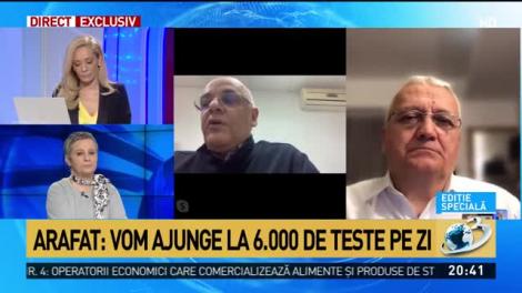 Raed Arafat, anunț de maximă importanță: "Numărul testelor a crescut și o să ajungem la 8.000 pe zi"