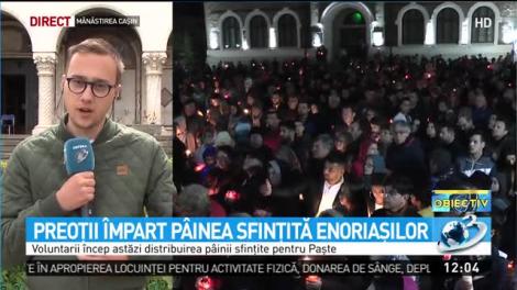 Preoţii şi voluntarii &icirc;ncep astăzi să &icirc;mpartă p&acirc;ine sfiniţă pentru Paşte