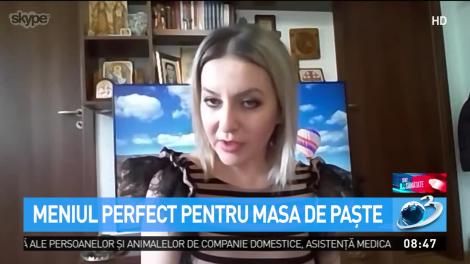 Sfat de sănătate. Meniul perfect pentru masa de Paşte
