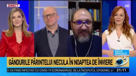 Părintele Constantin Necula, mesaj emoționant pentru români în noaptea de Înviere: "Nu frica de moarte trebuie să ne țină acasă"