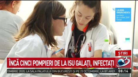 Încă cinci pompieri de la ISU Galaţi, infectaţi cu noul tip de coronavirus
