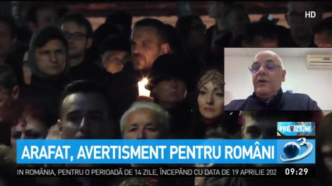Arafat, avertisment pentru români înainte de Paşte