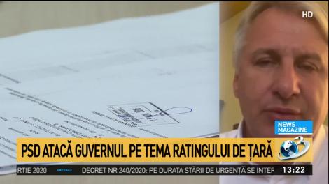 PSD atacă Guvernul pe tema ratingului de ţară