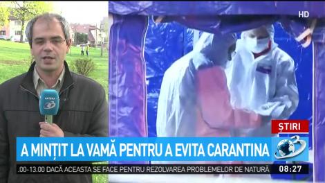 A mințit la vamă ca să evite carantina