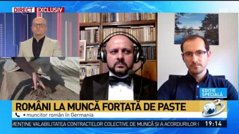 Românii plecați la cules de sparanghel în Germania, obligați să muncească 100 de ore pe săptămână: ”Nu îi interesează de carantină!”