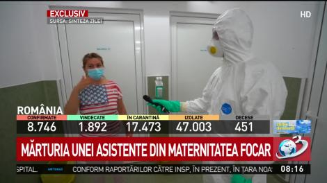 Mărturia unei asistente din maternitatea focar, internată cu copilul după ce au fost infectați cu coronavirus: &rdquo;Nu mi se pare normal ca cei asimptomatici să fie aici!&rdquo;