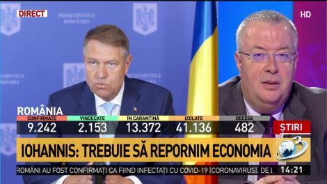 Bogdan Chirieac, după discursul lui Iohannis: E de ales dacă să ai mai mulţi morţi de coronavirus sau de foame