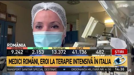 Monica, medicul român erou la Terapie Intensivă, în Italia: "Pacientul învinsese boala.  Se uita la noi şi a început să plâng"