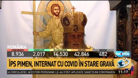 IPS Pimen, internat în stare gravă. Anchetă epidemiologică în rândul preoţilor