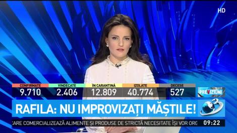 Rafila: Măştile eficiente ar trebui să aibă 2-3 straturi