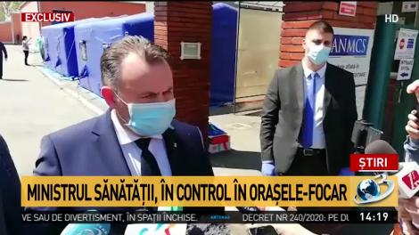 Ministrul Sănătăţii, în control în oraşele-focar