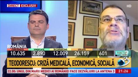 Profesorul Bogdan Teodorescu, despre efectele pandemiei de coronavirus: Se anunță o mare criză economică