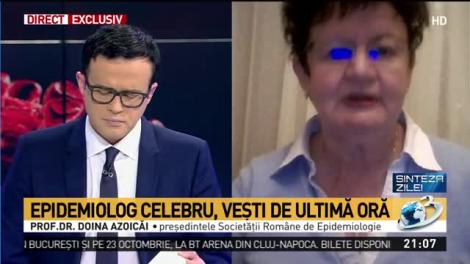 Prof. dr. Doina Azoicăi: După data de 23 aprilie s-a înregistrat o stabilizare a numărului de cazuri de COVID-19