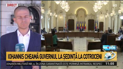 Iohannis cheamă Guvernul la şedinţă la Cotroceni