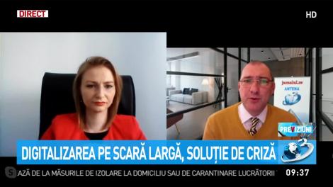 Jurnalul de economie, cu Daniel Apostol. Digitalizarea pe scară largă, soluţie de criză
