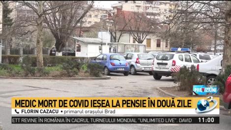 Medic din Hunedoara, mort din cauza coronavirusului cu două zile &icirc;nainte de pensie. Primarul cere testarea tuturor angajaților spitalului